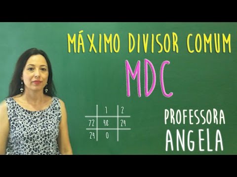 MDC - VIVENDO A MATEMÁTICA COM A PROFESSORA ANGELA