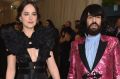 Gucci creative director Alessandro Michele, pictured with Dakota Johnson, said the label's Dapper Dan reference was an ...