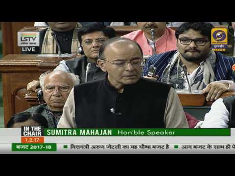 Presentation of the Union Budget (including Railways) by Finance Minister Arun Jaitley