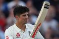 Double ton: Alastair Cook, right, and Joe Root plundered runs on day one of the Test match at Edgbaston.