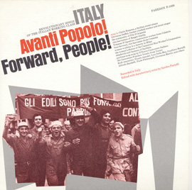 Italy: Avanti Popolo! (Forward People!)