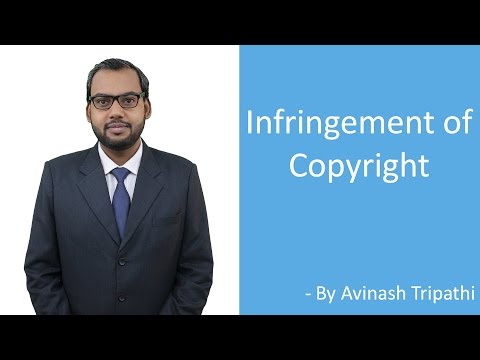 Lecture on Infringement of Copyright