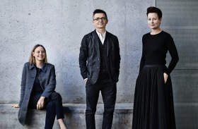 Creative directors for the 16th International Architecture Biennale in Venice in 2018: artist Linda Tegg, left, and ...