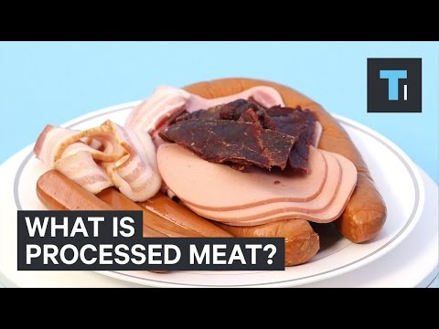 What is processed meat?