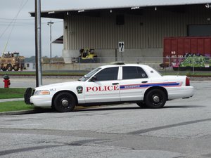 Brunswick police car, Brunswick, Glynn County, Georgia, USA