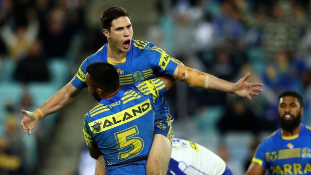 The return: Mitch Moses will face his former team in Wests Tigers for the first time since a mid-season switch to Parramatta.