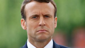 Exxier than average: French President Emmanuel Macron's large make-up bill has riled pundits. 