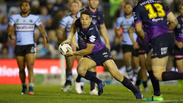 Origin audition: Billy Slater all but booked his place for Queensland in the second match-up.