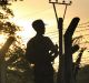 A border patrol guard at a police post in Kyee Kan Pyin, Buthidaung, in the Rakhine state of Myanmar.