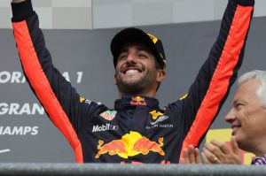 Another podium finish for Daniel Ricciardo, who crossed the line third.