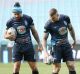 Booze brothers: Blake Ferguson and Josh Dugan.