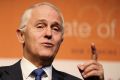 Prime Minister Malcolm Turnbull addresses the CEDA 2017 State of the Nation Conference at Parliament House in Canberra ...