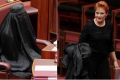 Senator Pauline Hanson wore a burqa into the Senate at Parliament House and it was not meant as a defence for women's rights.