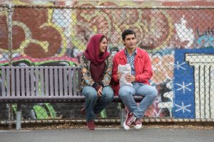 Helana Sawires as Dianne and Osamah Sami as Ali in Ali's Wedding.