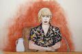 In this courtroom sketch, pop singer Taylor Swift testifies with clarity, strength and resistance.