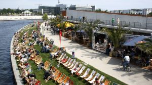 Who doesn't want to hang out at Berlin's famous Beach Bar?