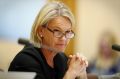 Senator Fiona Nash during a Senate estimates hearing at Parliament House in Canberra on Monday 29 May 2017. fedpol ...