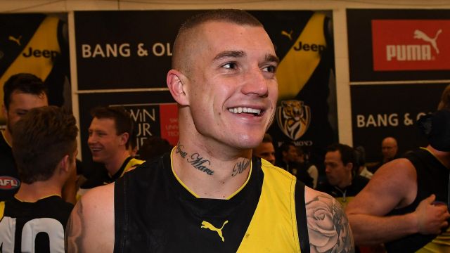 All eyes are on Dustin Martin.