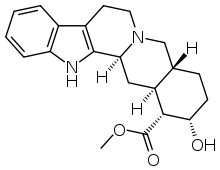 Yohimbine structure.svg