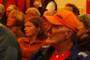 Members of the crowd watch Nelson election candidates discuss transport issues at a forum hosted by Nelsust Inc and ...