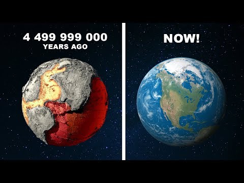 Planet Earth 4,499,999,000 Years Ago