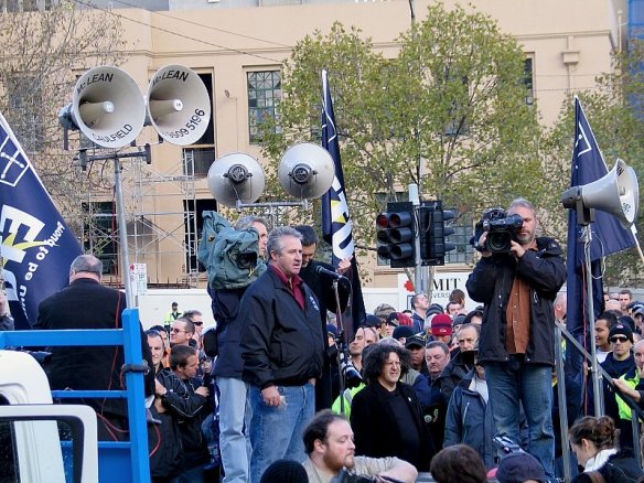 Dave Noonan, National Secretary of the CFMEU Construction Division 