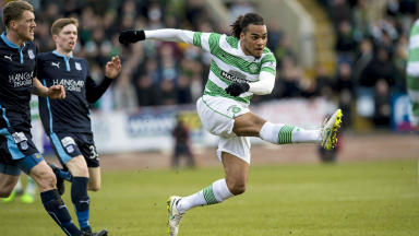 Jason Denayer in action for Celtic