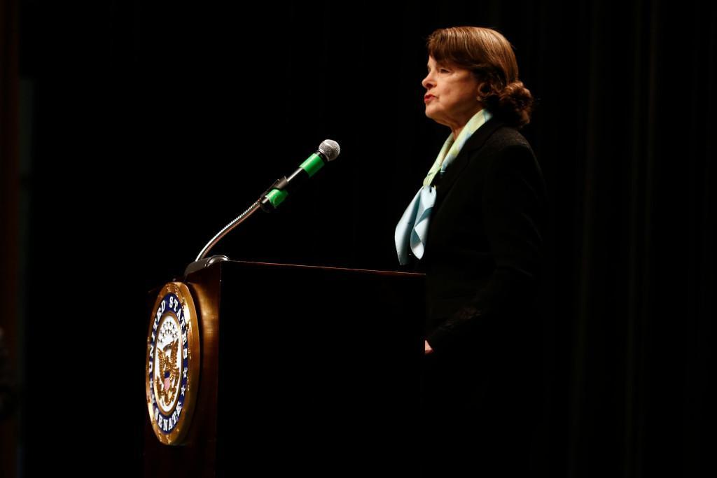 Senator Feinstein booed asking for 'patience' with POTUS