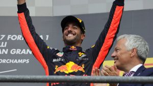 Another podium finish for Daniel Ricciardo, who crossed the line third.