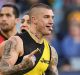 Brilliant season: Dustin Martin is the hotter-than-hot Brownlow favourite.