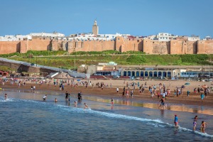 Kasbah des Oudaias beach in the city of Rabat.