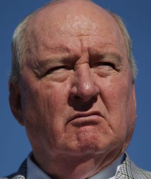 "Can you believe it?": Alan Jones took to Twitter on Thursday to attack the Cloud Arch sculpture. 