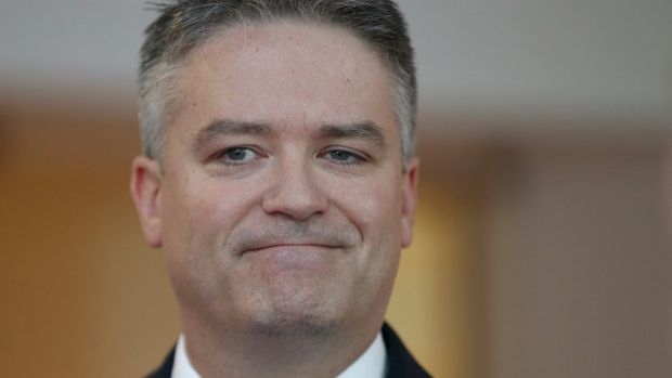 Finance Minister Senator Mathias Cormann.