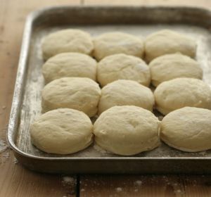 Scone dough ready for baking.