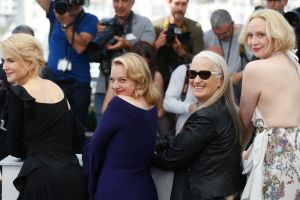 From left, Nicole Kidman, Elisabeth Moss, Jane Campion and Gwendoline Christie – whose Top of the Lake: China Girl  ...
