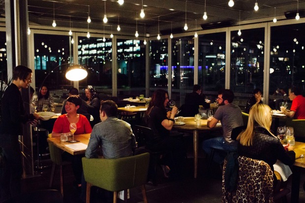 The interior at LuMi Dining in Pyrmont, Sydney.