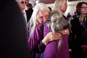 Family and Friends at the State Memorial Service to celebrate the life of MP Fiona Richardson.