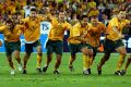 Landmark moment: The Socceroos defeat Uruguay to break their World Cup drought.