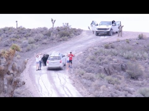 Tourists Family Arrested by Cammo Dudes for Driving Through Main Entrance of Area 51 - FindingUFO