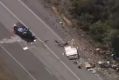 The carnage after a fatal crash on Indian Ocean Drive, one of WA's worst roads.