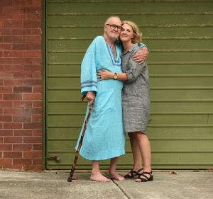 Simon Chilvers with his wife Sally.