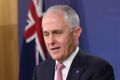 Australian Prime Minister Malcolm Turnbull and Environment Minister and Energy Josh Frydenberg after meeting with energy ...