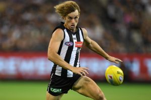 Chris Mayne was brought to Collingwood because of his ability to tackle in the forward line.