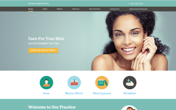 Officite - Medical Website for Dermatology