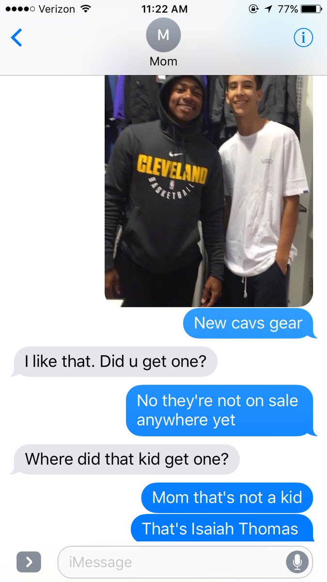 Fan's mom hilariously doesn't recognize Isaiah Thomas 