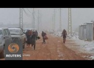 Syrian Refugees’ Misery deepened by Snow Storm