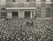 Dockers on strike, London 1889