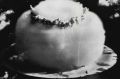 An underwater atomic bomb explosion at Bikini Atoll in the Pacific on July 25, 1946. 