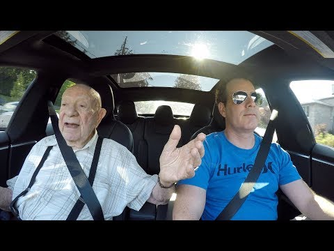 97 Year Old in a Tesla