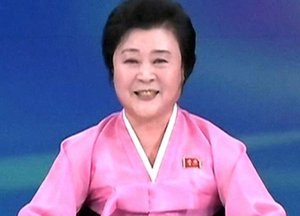 North Korean broadcaster Korean Central Television (KCTV) Ri Chun-hee